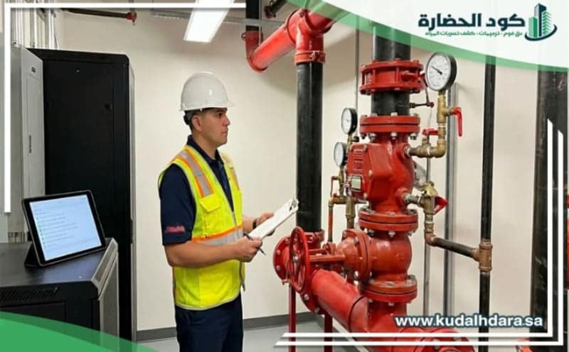 Fire sprinkler line leak detection